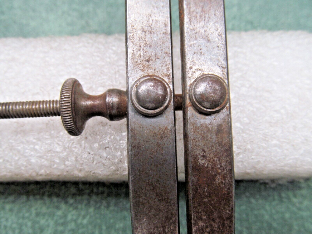 Starrett 73A-6 6" Yankee Spring Type Inside Calipers w/ Solid Nut, USA