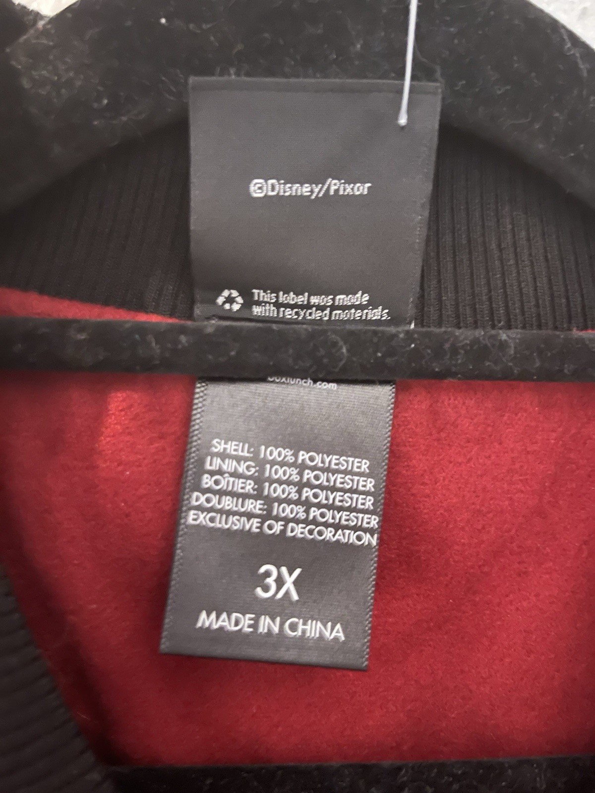 Disney Pixar The Incredibles Dash Parr Logo Varsity Jacket Large NWT