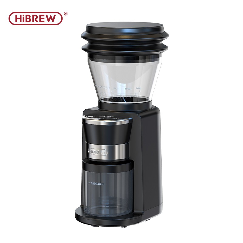 HiBREW G3 Automatic Coffee Grinder 31 Gears Visual Bean Storage • Digital Timer