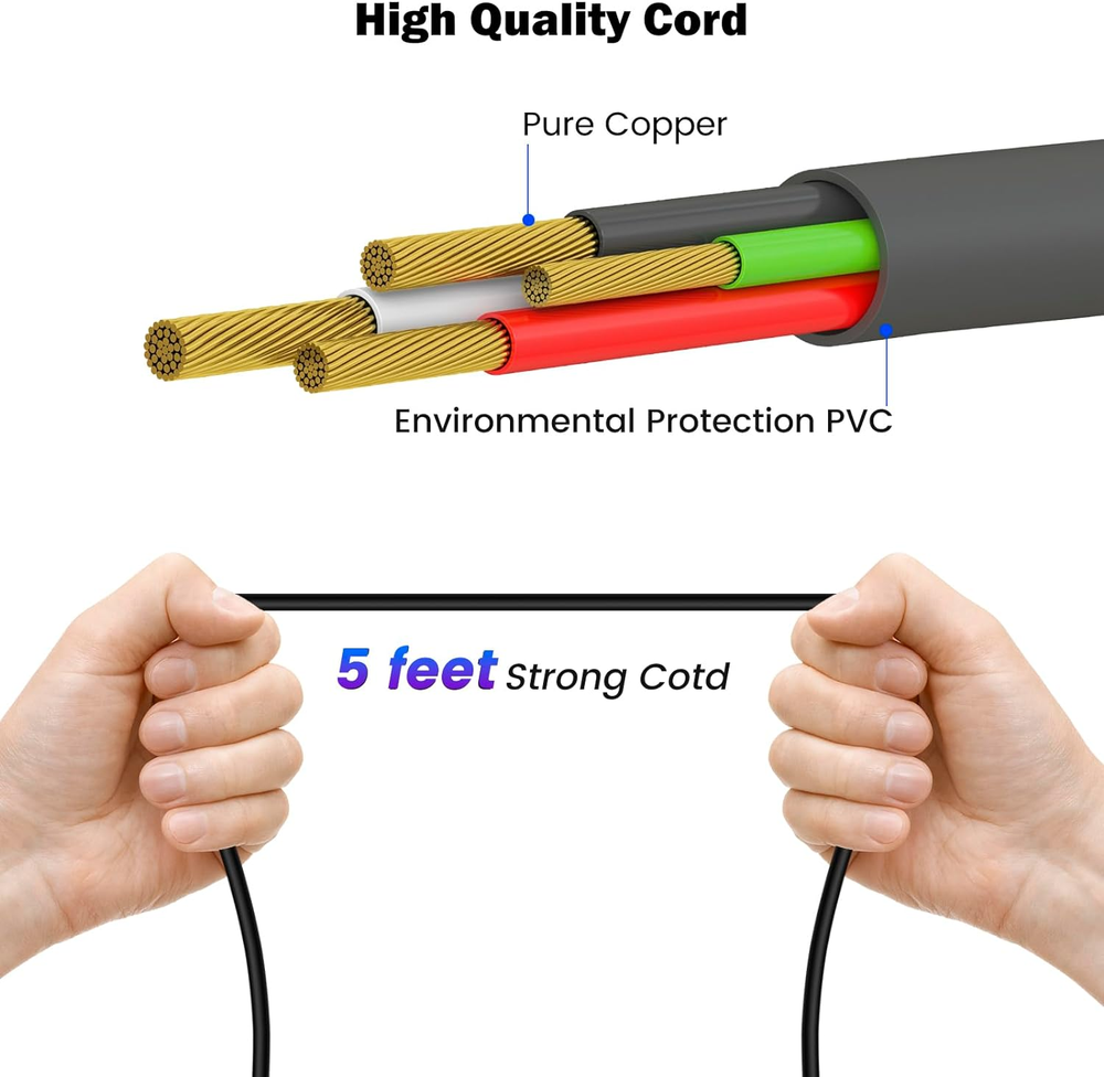 15W Power Adapter for Echo Dot 3Rd Generation, Echo Dot (3Rd/4Th Gen) with Clock