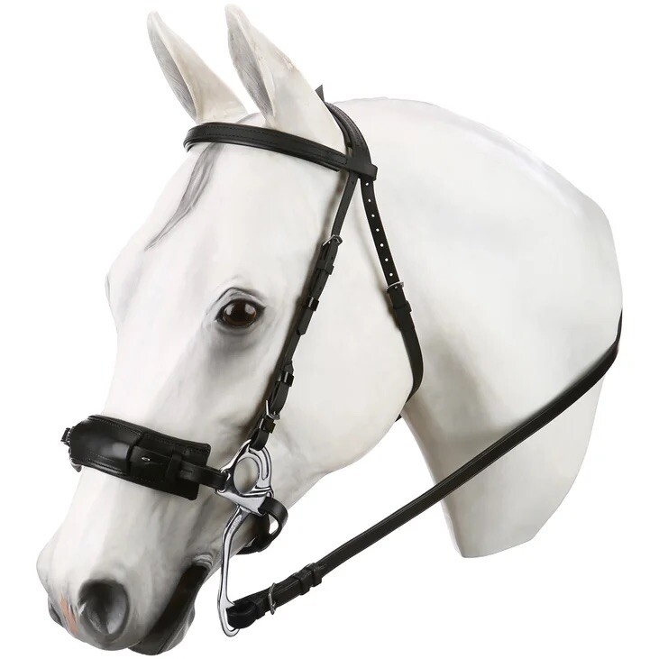 Stubben Steeltec Hackamore New Brown