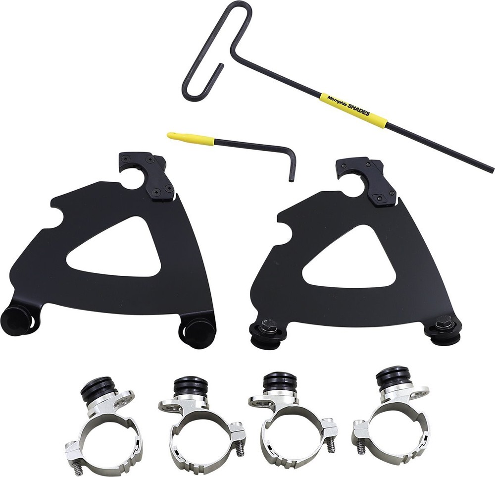 Memphis Shades Road Warrior Black Trigger-Lock Mounting Kit (MEB2064)