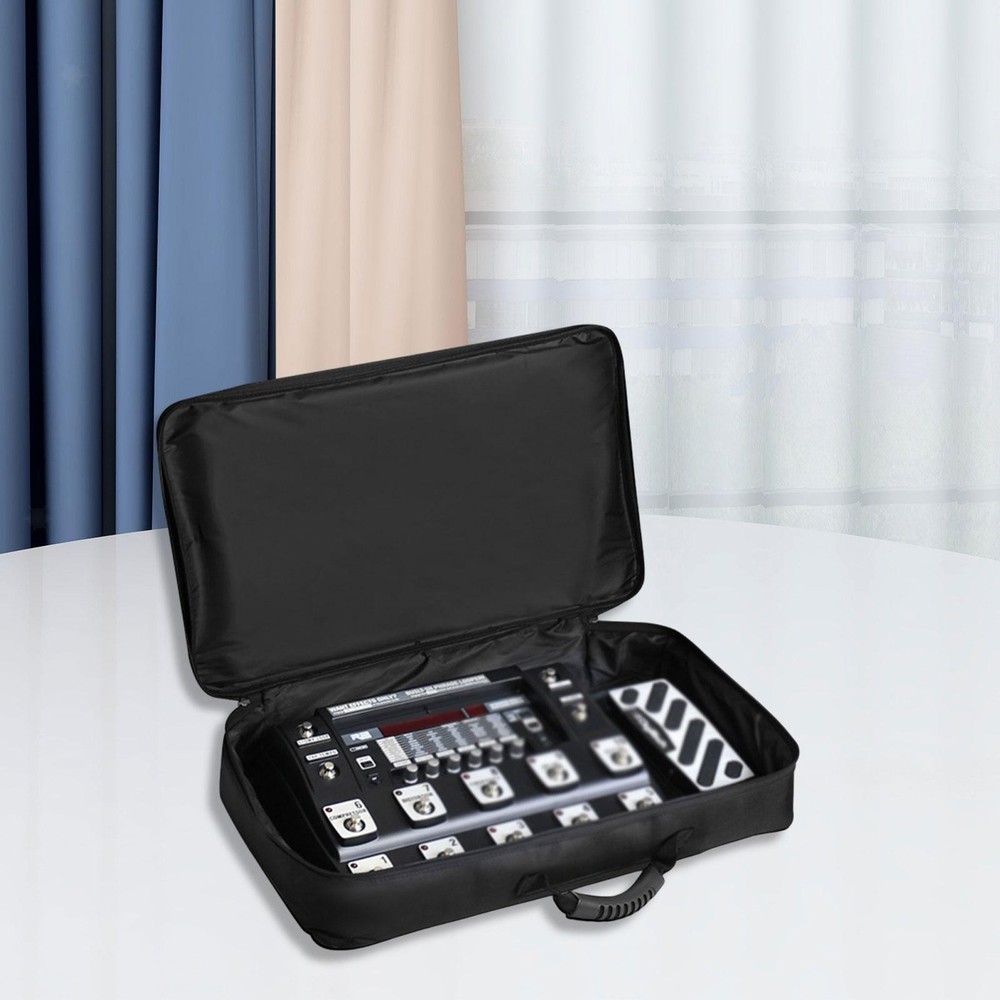 Portable Effects Pedal Board Case Lightweight Accessory DJ Controllers Black