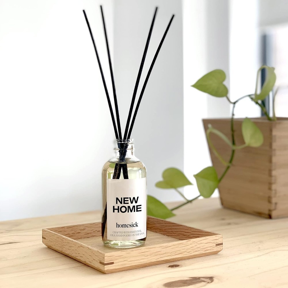 homesick New Home Reed Diffuser in White