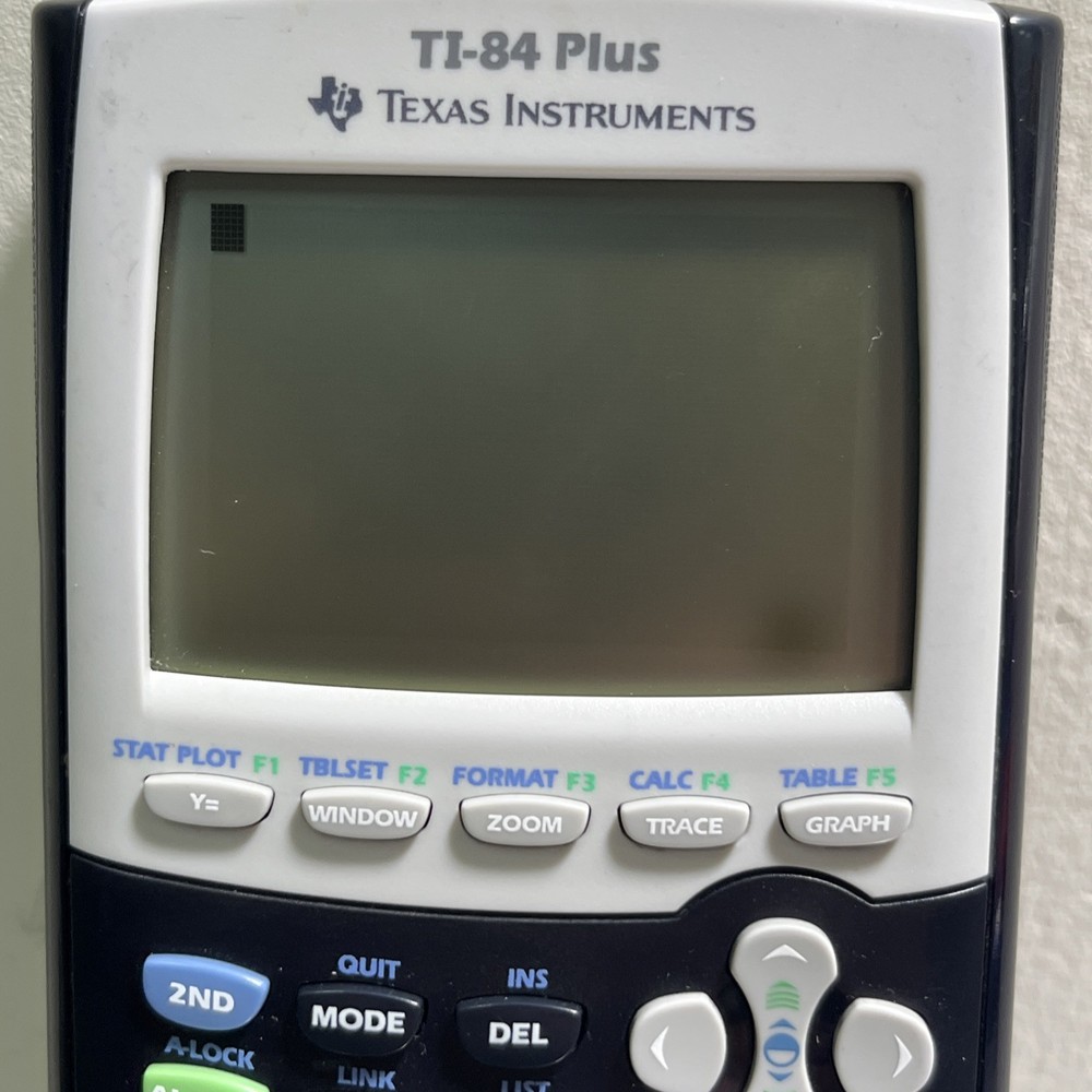 Texas Instruments TI-84 Plus Graphing Calculator - Black , Missing Cover