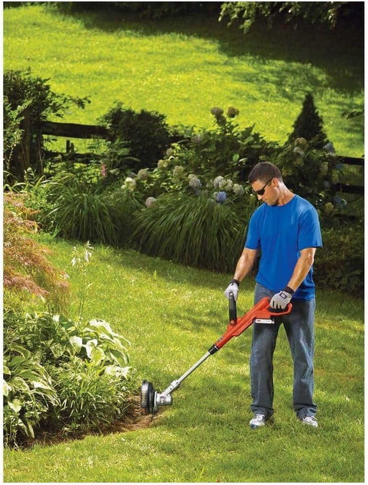 BLACK+DECKER 20V MAX String Trimmer and Edger 2 in 1, Cordless Weed Wacker with