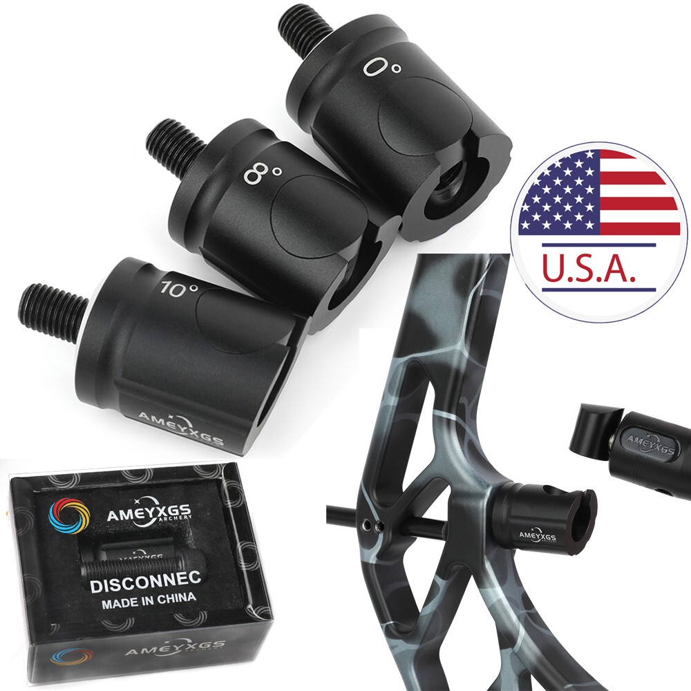 Compound Bow Stabilizer Quick Disconnect Metal Mount Adapter Archery Joint Hunt