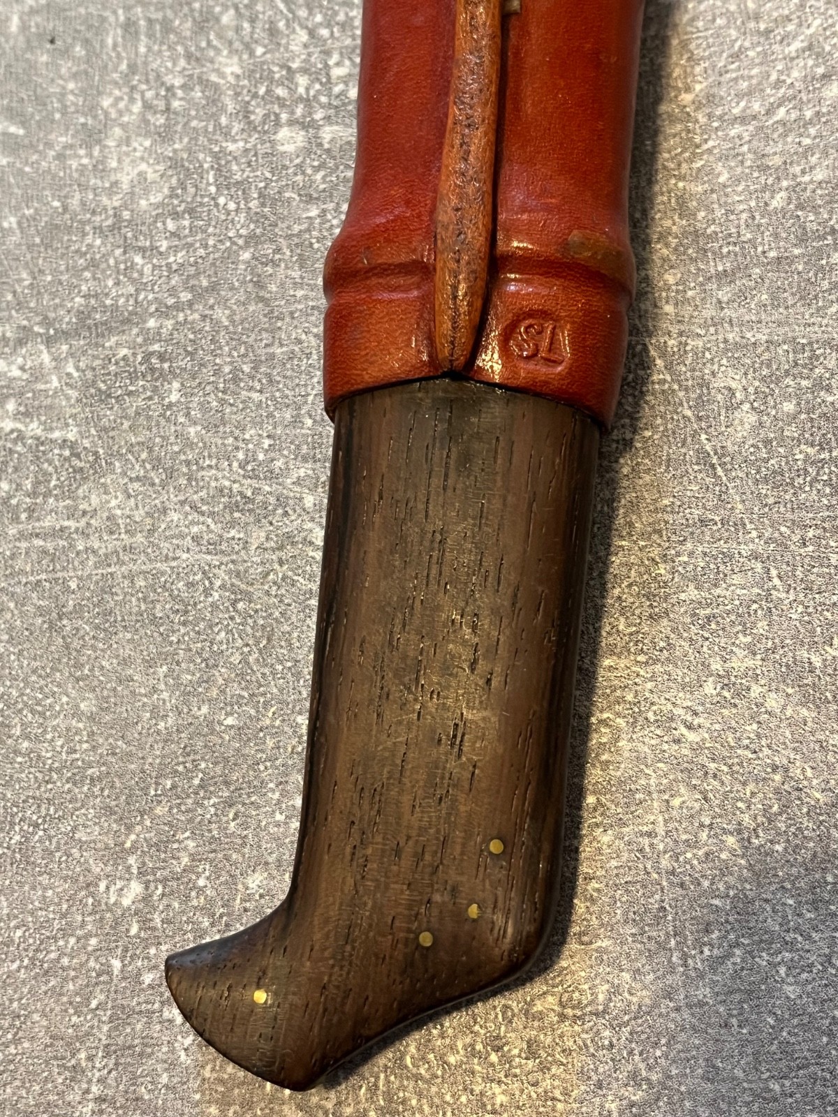 vintage swedish handmade knife puukko by JA hunting fishing camping