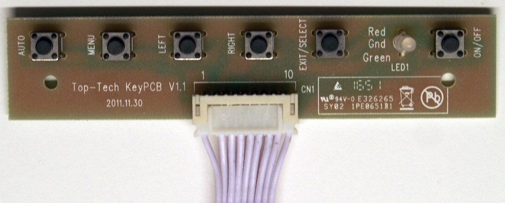 LCD Controller/Driver for CLAA215FA01AH LCD Panel (VGA) - Controller Only