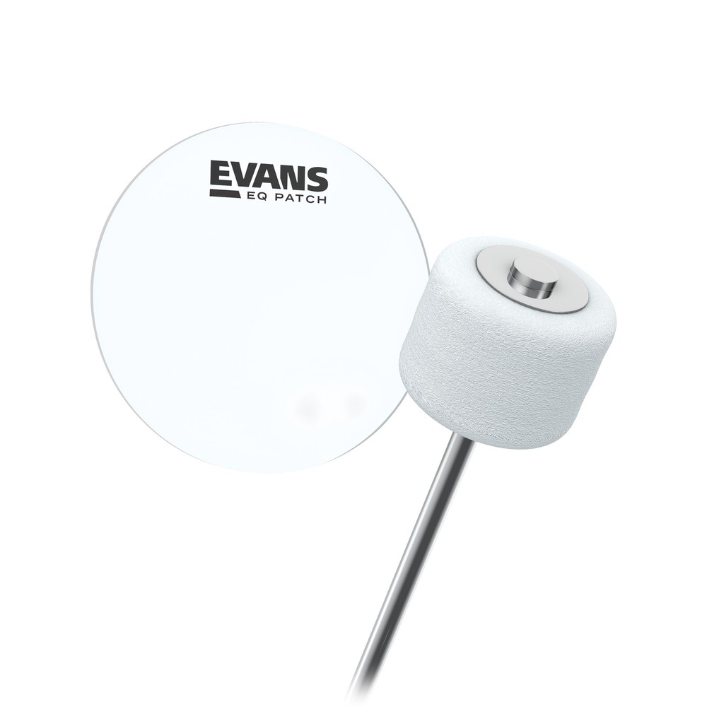 Evans - EQPC1 - EQ Single Pedal Patch, Clear Plastic