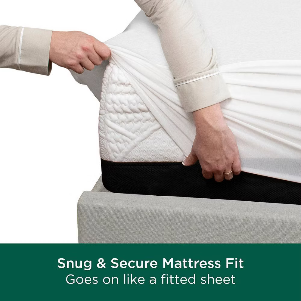 Allerease King Clean Boost Waterproof Fitted Mattress Protector: