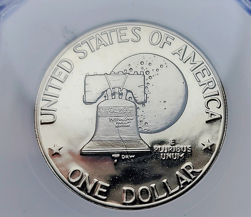 1976-S Silver Eisenhower Dollar Type 2 Clad PR70 DCAM