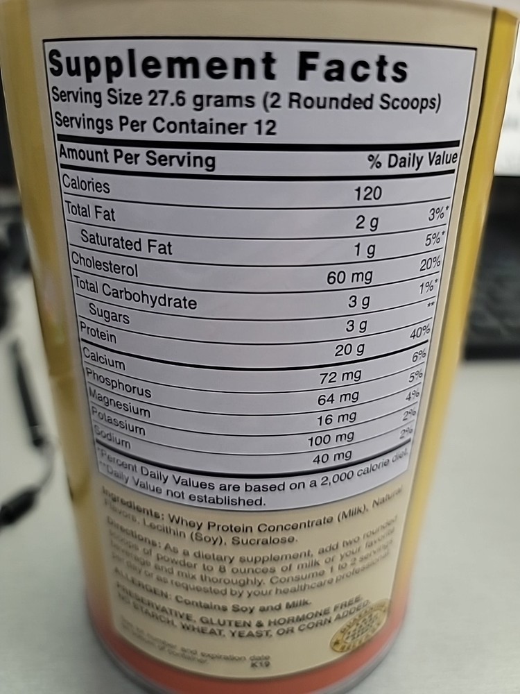 Natures BLEND whey protein concentrate