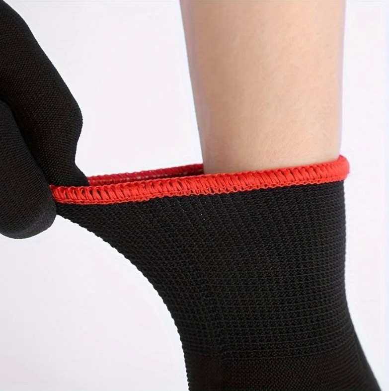 12 Pairs Breathable Nylon Garden Gloves Lightweight Planting Work Gloves - NEW