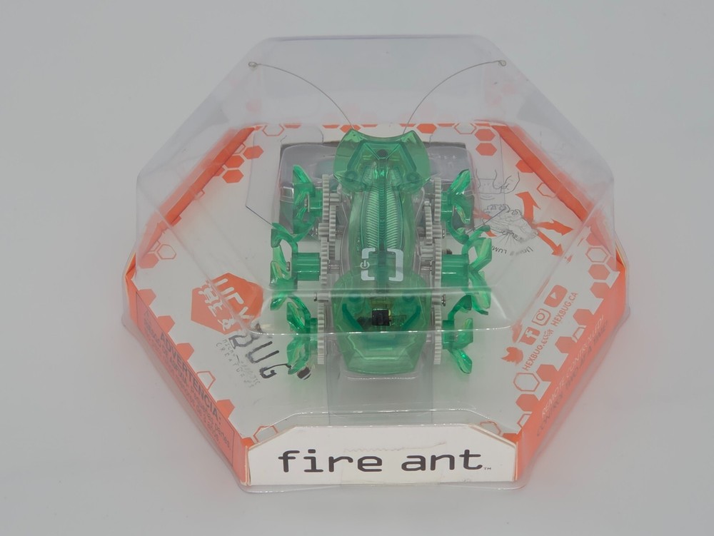 HEXBUG FIRE ANT - GREEN HEX BUG MICRO ROBOTIC CREATURES Brand New