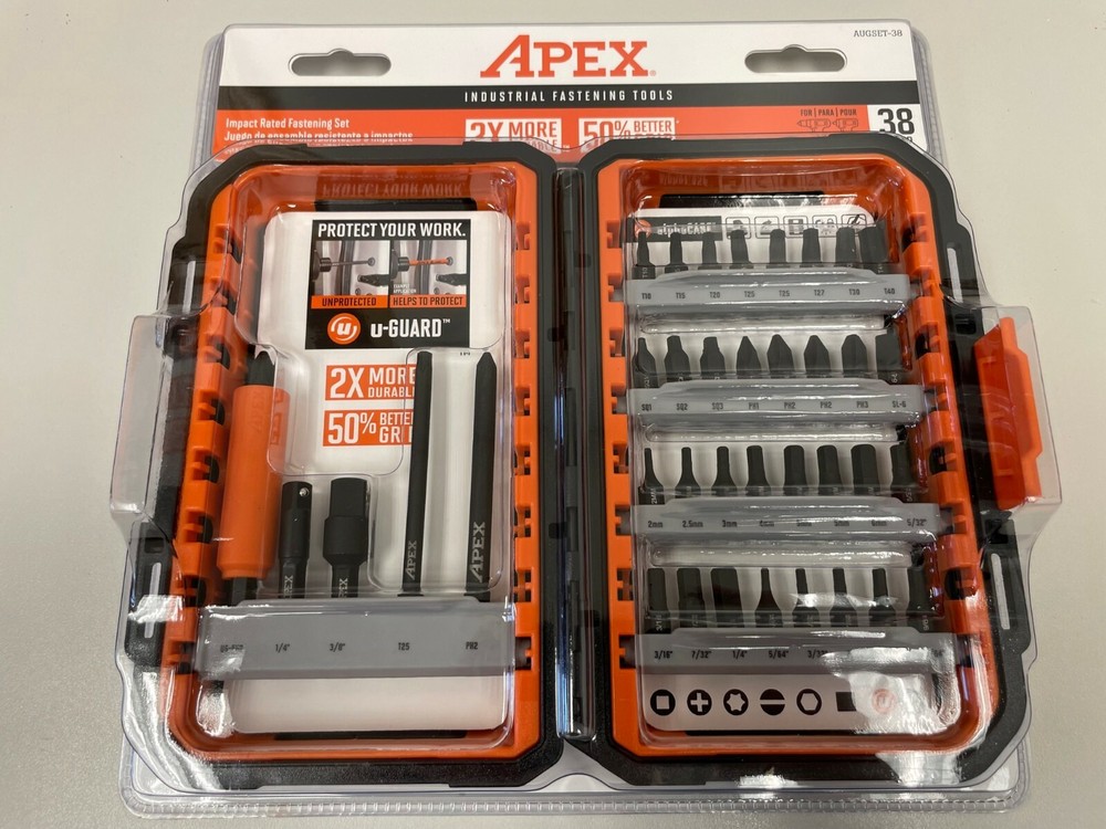 AUGSET-38 Apex u-GUARD 38PC Fastening Set