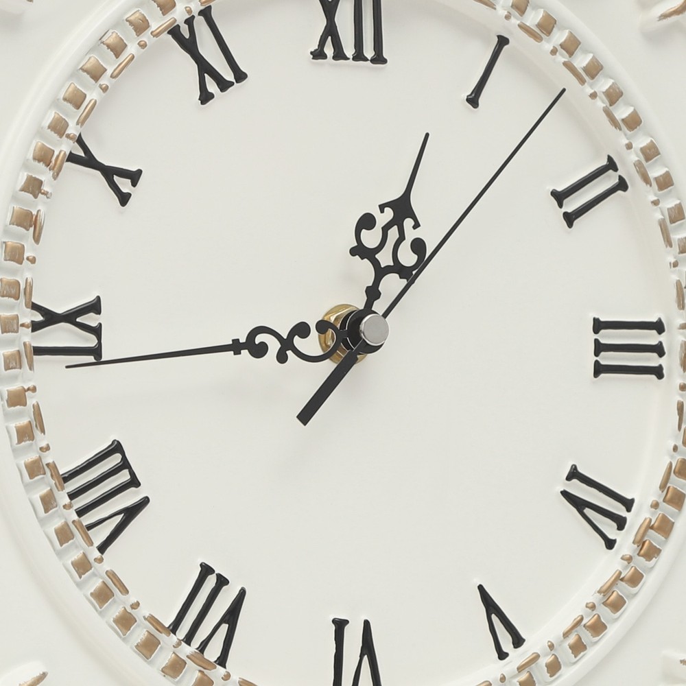 Wall Clock, White Large Wall Clock, Round Home Decoration Clock