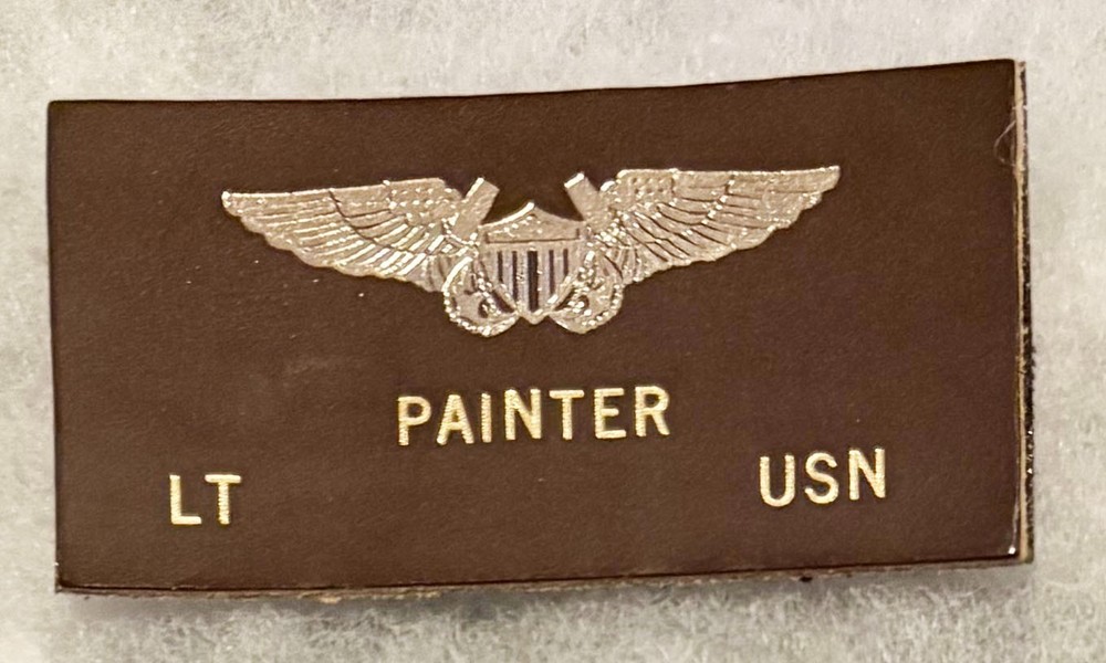 USN Painter LT Flight Jacket Name Tag