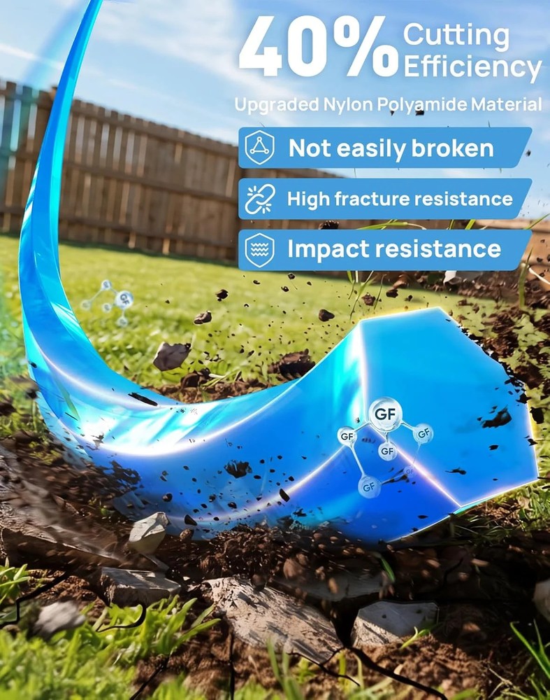 Weed Eater String, 0.065'' 340FT Weed Wacker String, Hexagonal Heavy Duty String