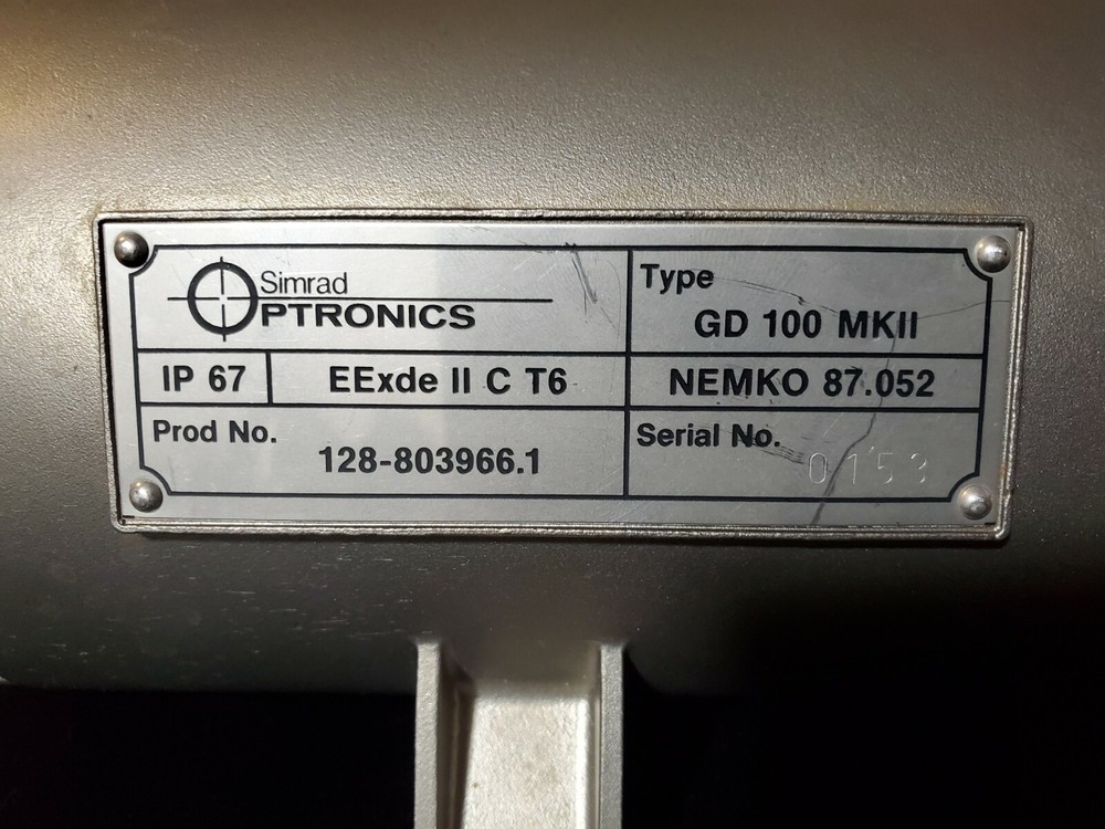 Simrad Optronics GD100 MK2 Infrared Gas Detector