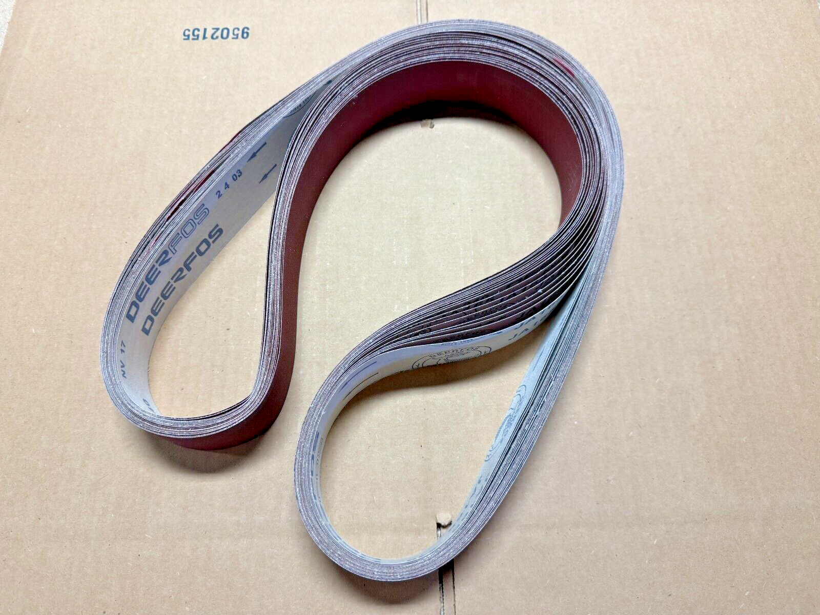 PREMIUM A/O, J-WEIGHT SANDING BELTS 2" X 72", 10 - PACK, 220-GRIT