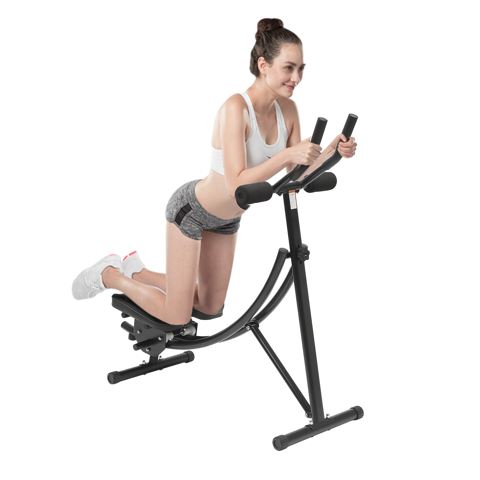 330lbs Workout Equipment Home Gym Core Fitness Coaster Abdominal Crunch Training