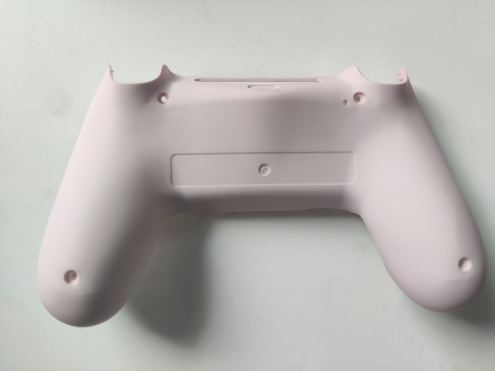 Sakura Pink Blue Soft Touch Back Shell for PS4 Controller Replacement Housing