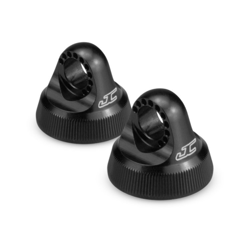 JConcepts 12mm V2 Shock Cap, Black (2pc.) 2490-2