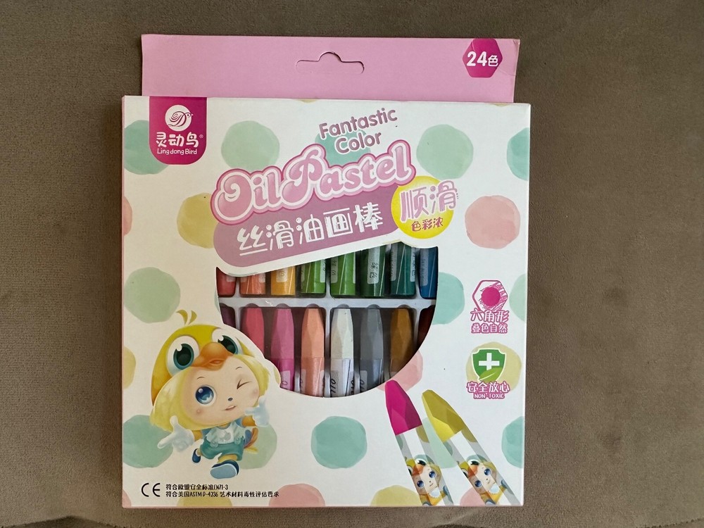 Oil Pastels, 24 Colors