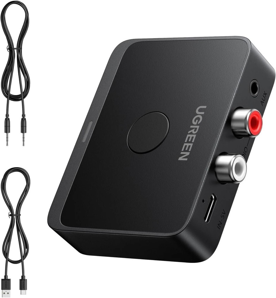 LDAC Bluetooth 6.0 Receiver - Audio Adapter with 15 Hour Playback Time