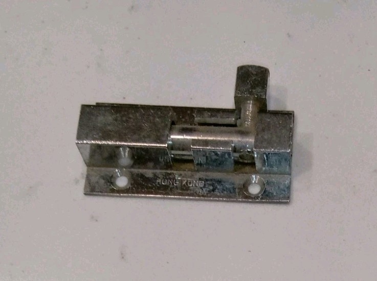 One Small Barrel Latch Chrome Plated