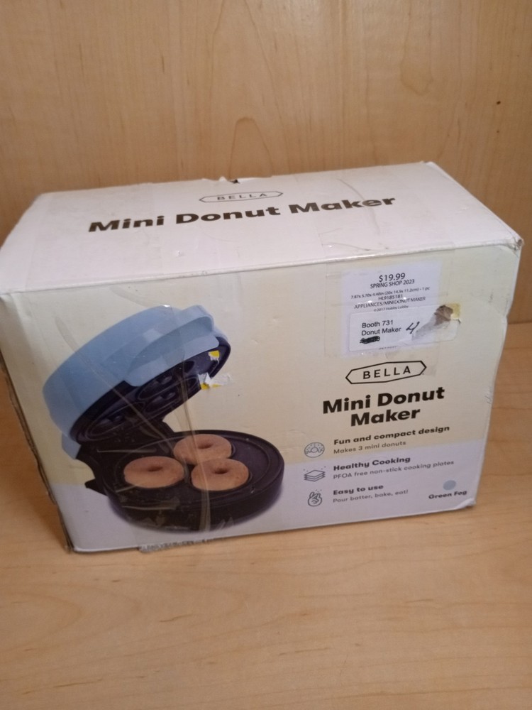 Bella Mini Donut Maker 2017 New In Box Never Used
