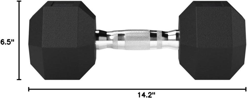 Rubber Hex Dumbbell Hand Weight