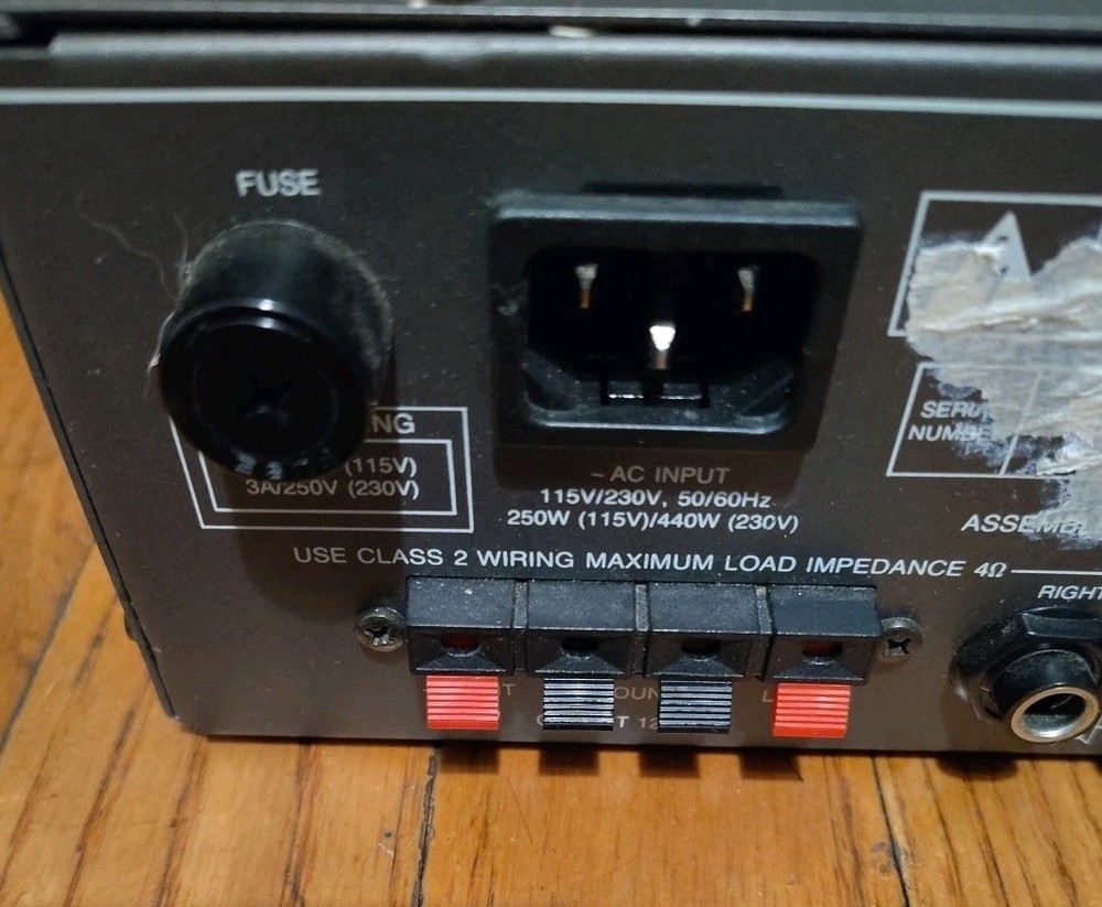 Samson SERVO-240 120W Studio Amplifier