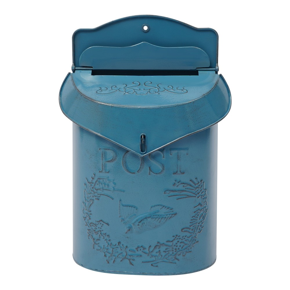 Vintage Rustic Wall Mount Mailbox Lockable Post Box Large Secure Mail Letter Box