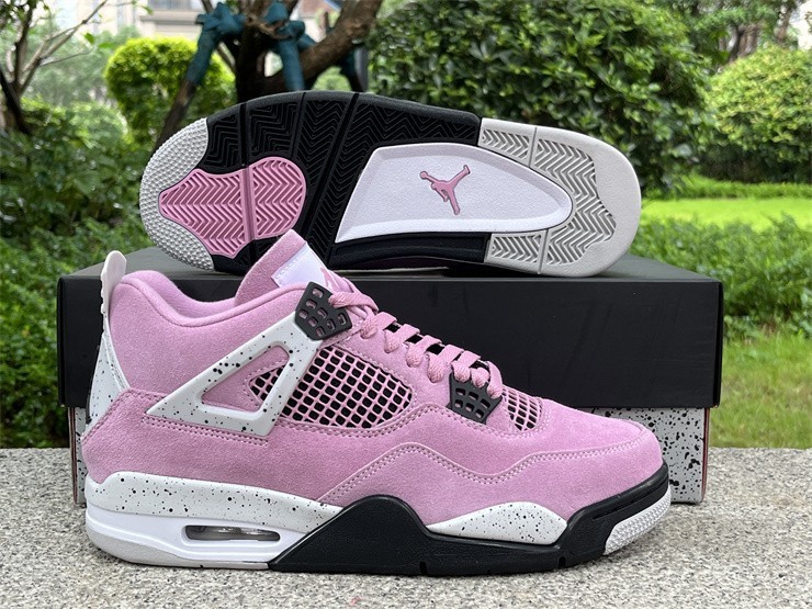 US Size 7-12 Jordan 4 Retro "Orchid" Men/Women Mid Top Basketball Shoes