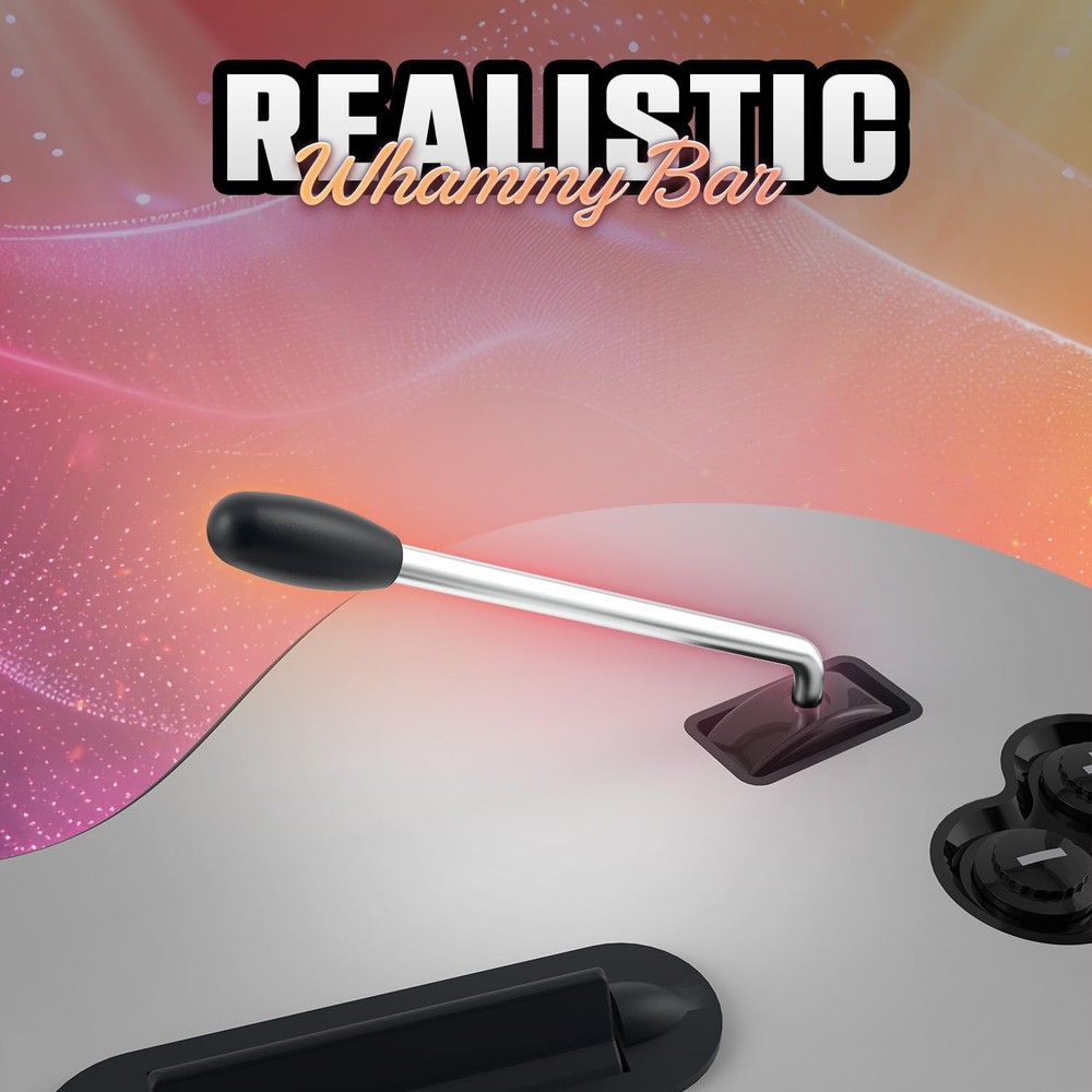 Hyperkin - Hyper Strummer - Wireless Wii Guitar Controller with Strap - White