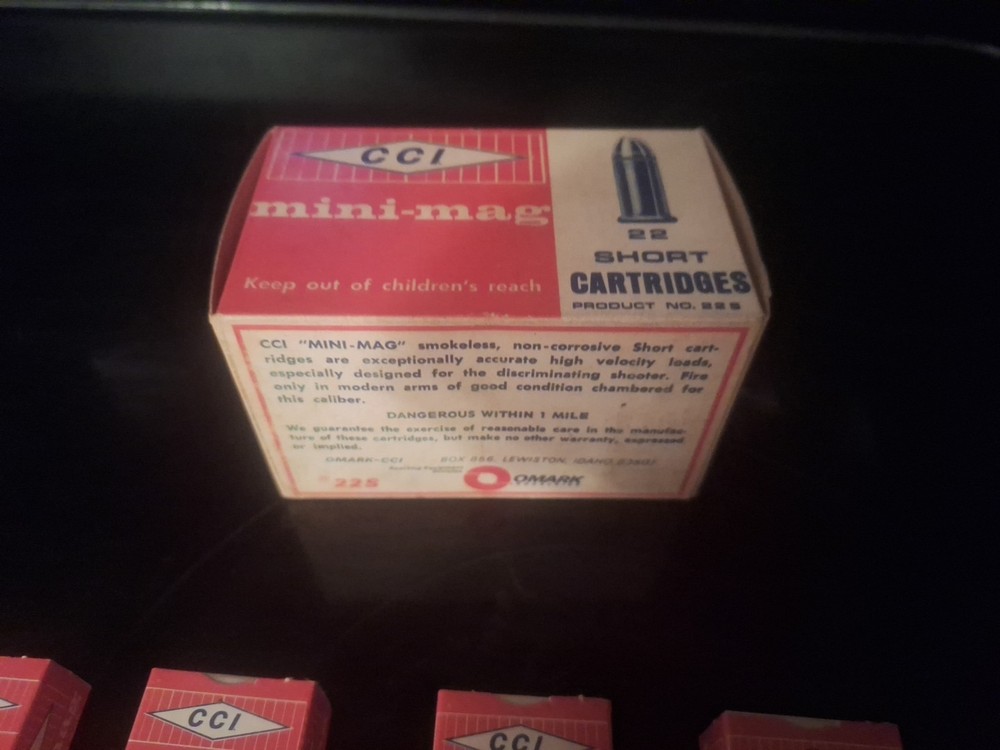 Vintage CCI Mini Mag 22 Short Empty Brick 10 Boxes