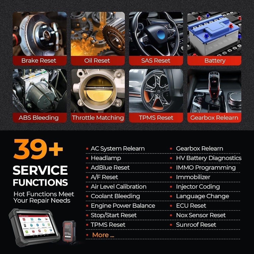 2025 LAUNCH X431 IMMO PLUS PAD VII Key Programming Car Diagnostic Tool ECU Clone