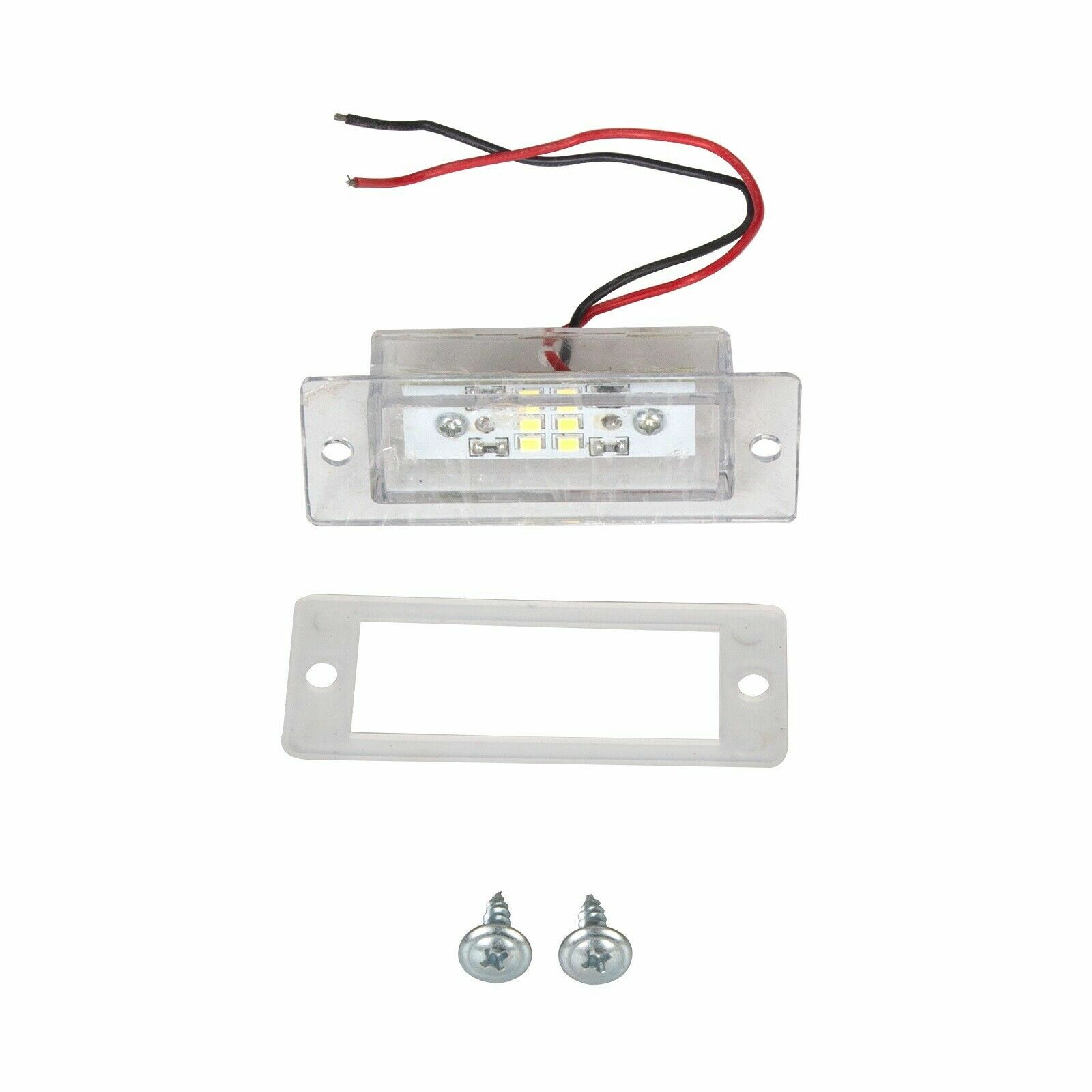 Rear Bumper Roll Pan w/LED License For 1999-2007 Chevy Silverado GMC Sierra 1500