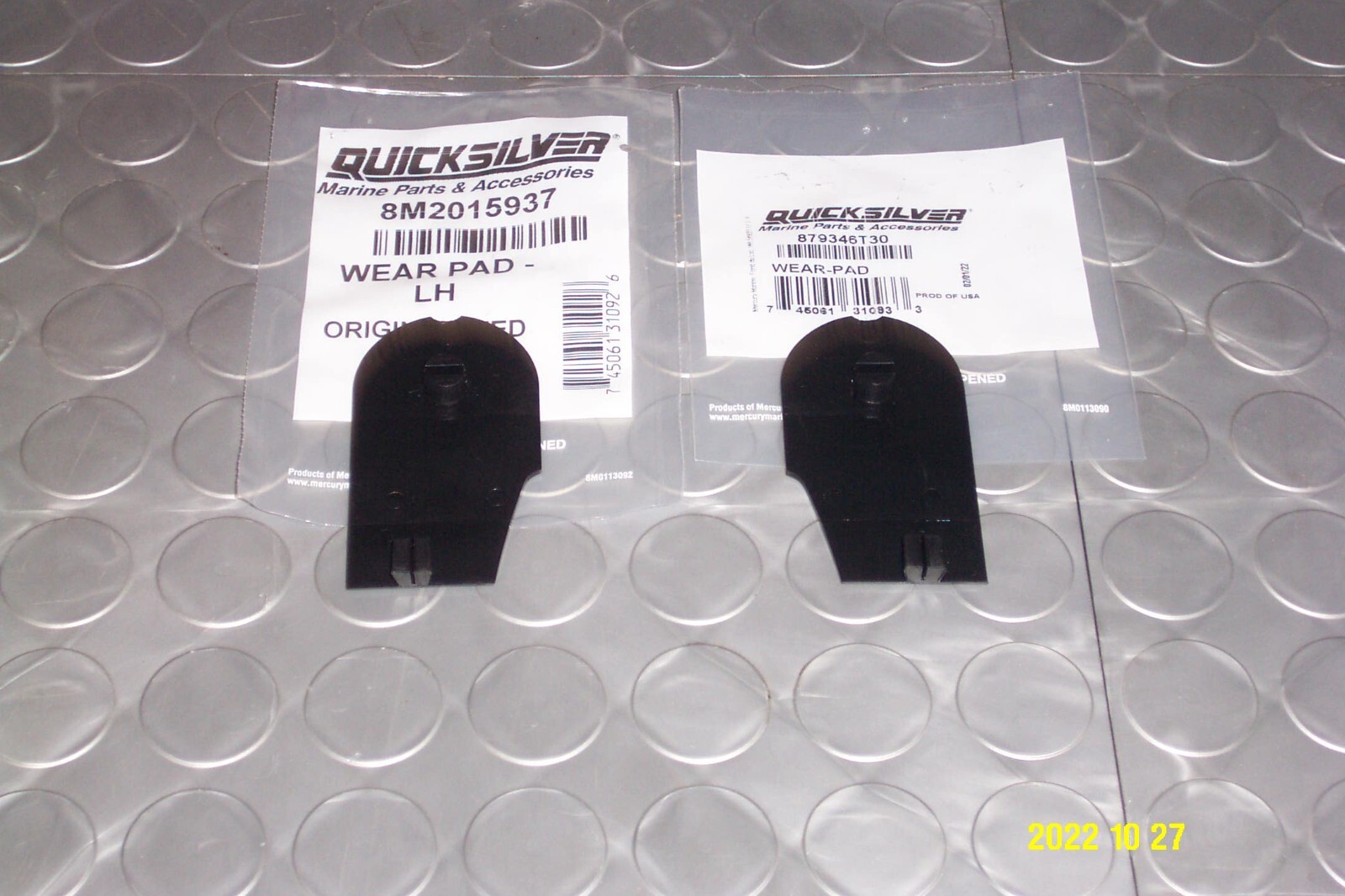 Mercury Quicksilver Wear Pad Kit Alpha 1 Gen 2 Sterndrive 8M2015937 879346T30