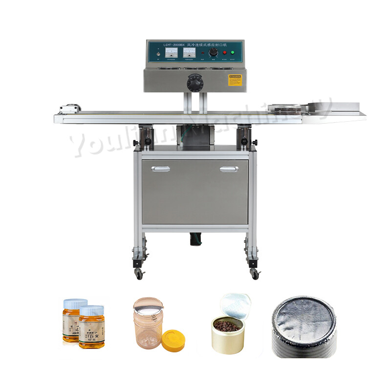 Heat Continuous Aluminum Foil Sealing Machine with Conveyor US STOCK