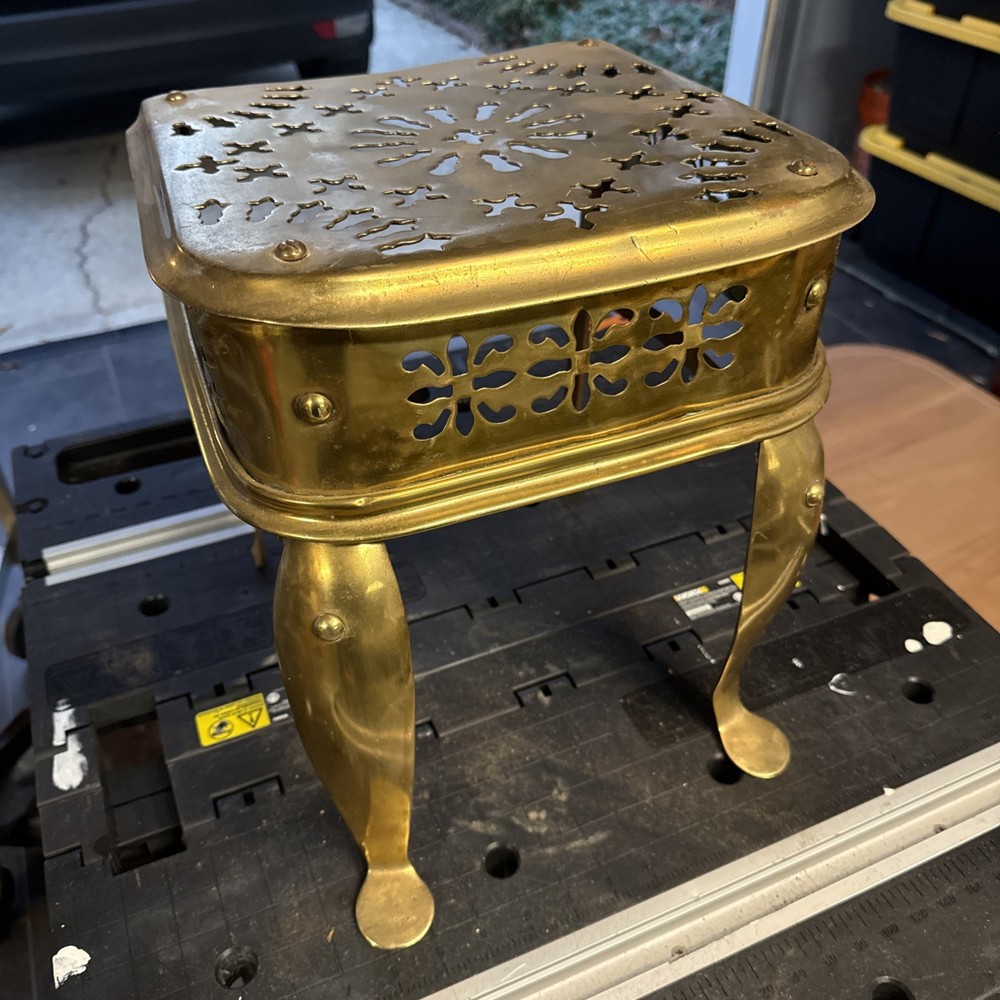 Victorian Brass Footman