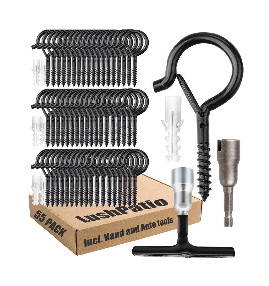 String Lights Screw Hooks for Hanging, Ceiling Hooks for Hanging So... Fast Ship