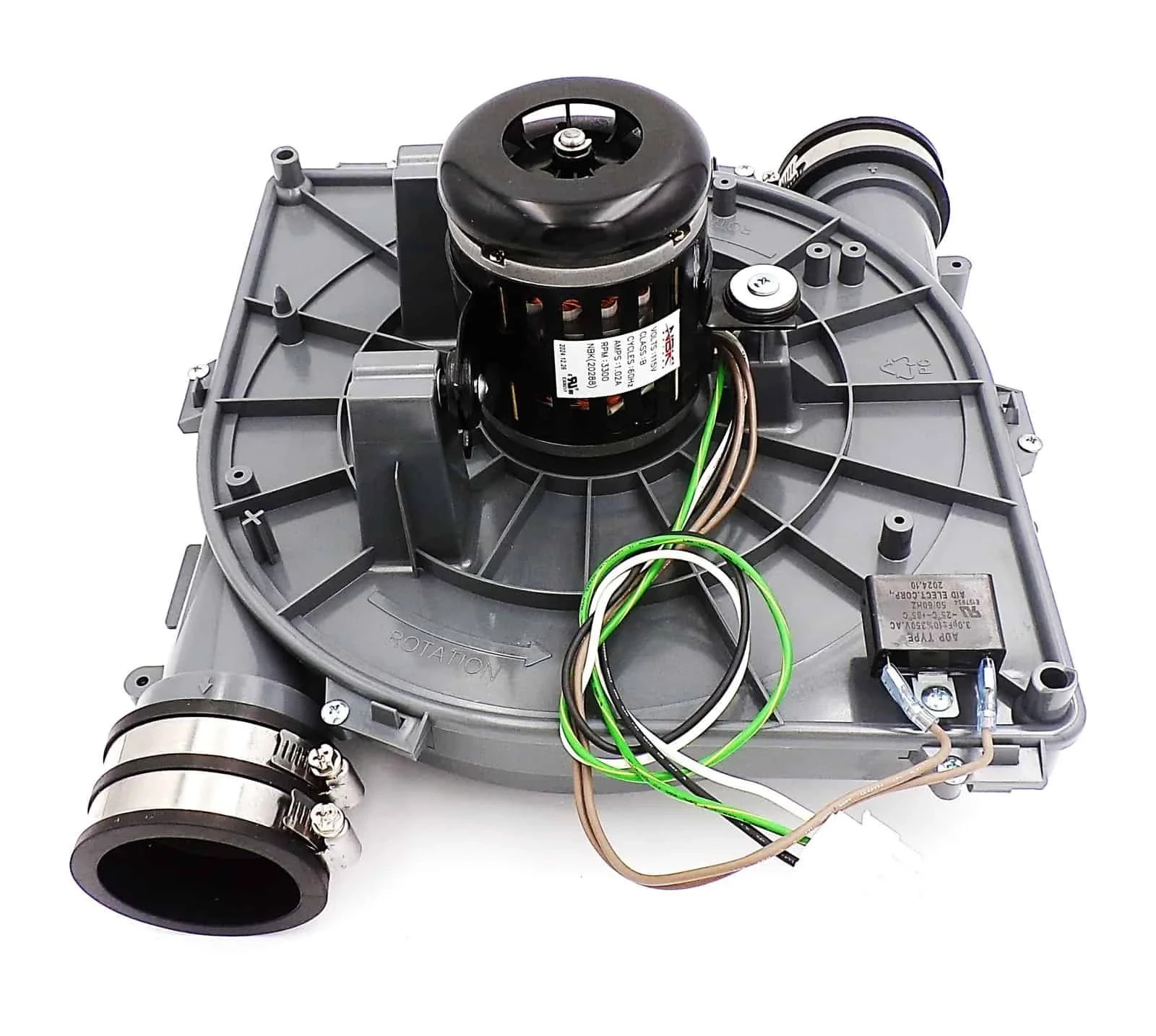 Replacement for Carrier Bryant Payne Inducer Motor YDZ-040L22541-01 320725-753