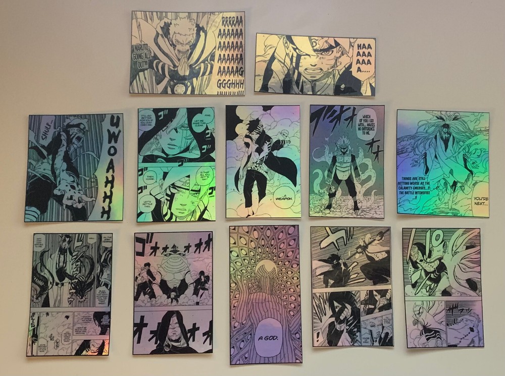 Manga Panel Boruto Sticker Bundle - Anime Loptop Stickers