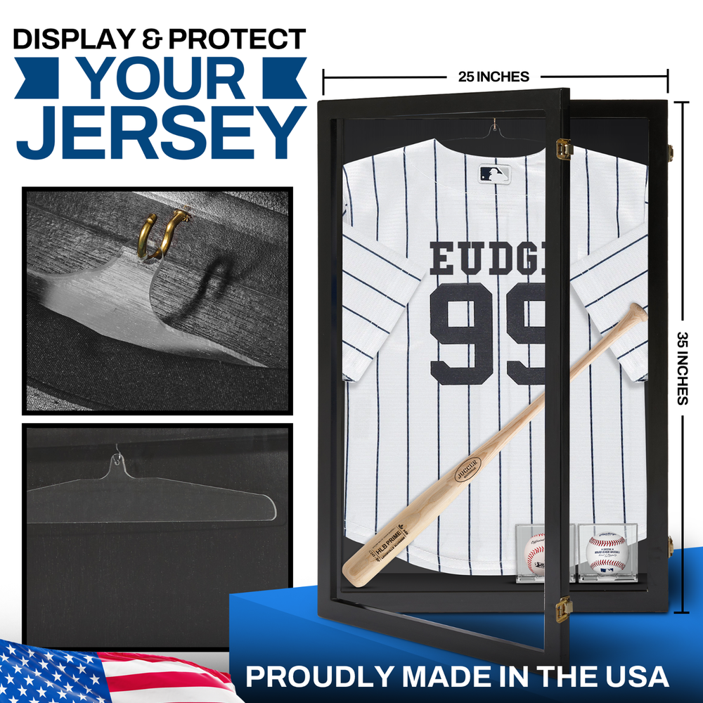 Jersey Display Case / Large Display/ Baseball Display / Bat Display / USA MADE!