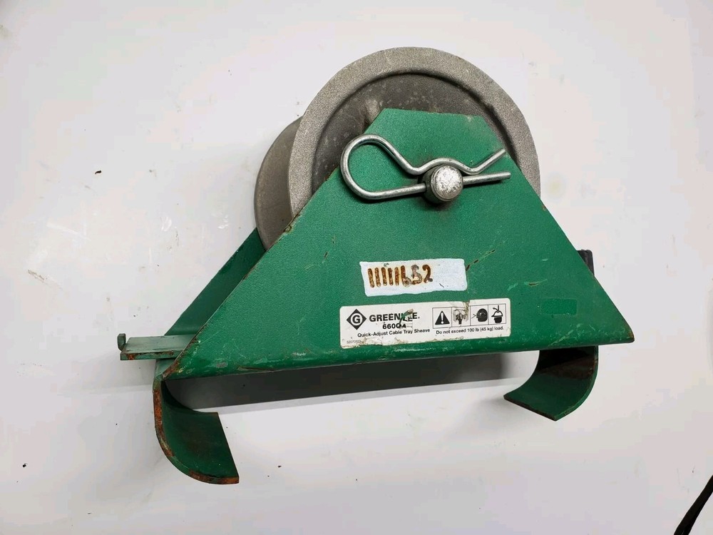 Greenlee 660QA Quick Adjust Sheave Tray NOS