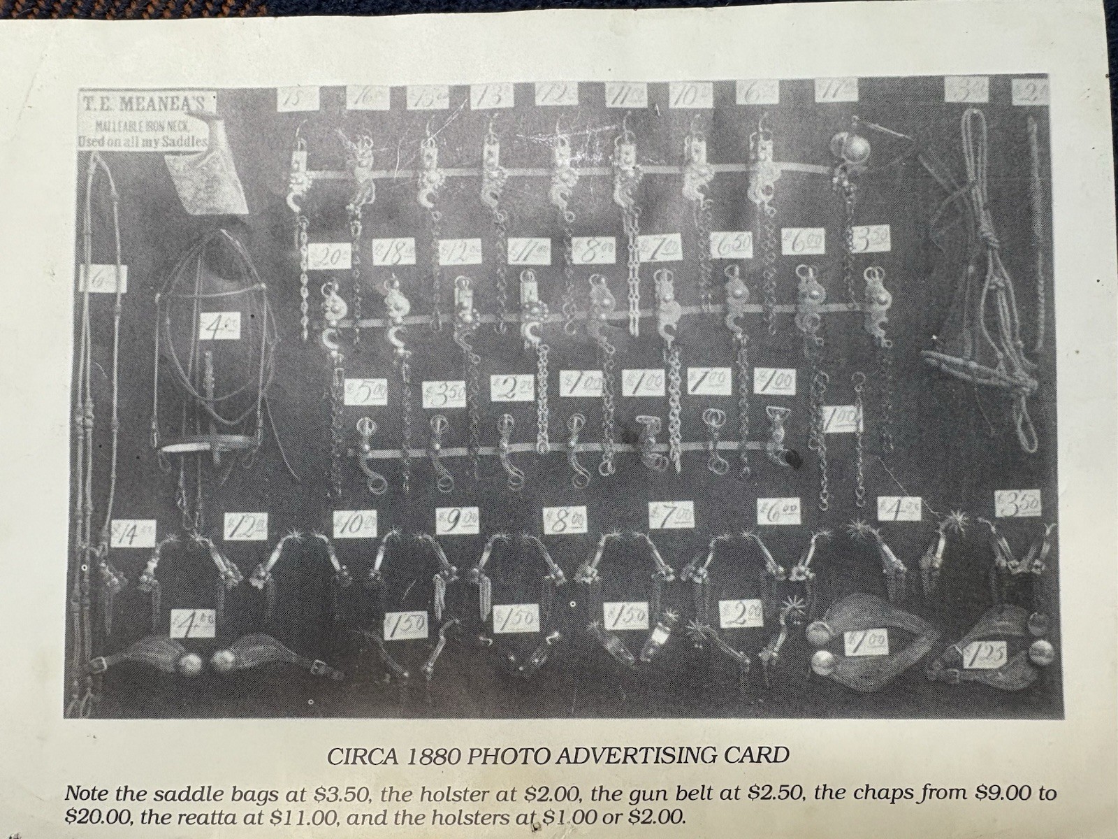 Meanea Style Old West Spur Straps, by Stewart Saddlery of Arizona