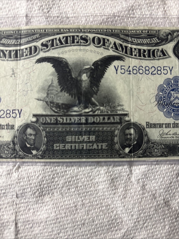 1899 $1 silver certificate black eagle